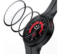 JETech Pellicola Protettiva per Samsung Galaxy Watch 5 Pro 45 mm, Copertura Totale Vetro Temperato Film, HD Chiaro, Pacco da 3