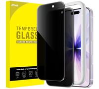 JETech Pellicola Protettiva Privacy per iPhone 17, 2 Pezzi | Protezione Anti-Spia, Vetro Temperato, Strumento Installazione Facile, Design Antigraffio