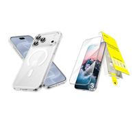 JETech per iPhone 18 Pro Max Cover Magnetica & Pellicola Protettiva con Auto-Allineamento in un Passo Pacchetto