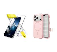 JETech per iPhone 18 Pro Max Pellicola Protettiva 3D 9H+ AR & Cover Magnetica in Silicone Pacchetto