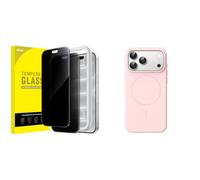 JETech per iPhone 18 Pro Max Pellicola Protettiva Privacy & Cover Magnetica in Silicone Pacchetto