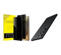 JETech per Samsung Galaxy S25 Ultra 5G Privacy Pellicola Protettiva e Cover Slim Pacchetto