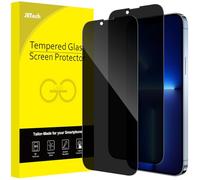 JETech Privacy Pellicola Protettiva Copertura Totale per iPhone 13 Pro Max 6,7 Pollici, Completa Vetro Temperato Film Anti-Spy, Compatibile con Cover, Pacco da 2