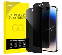 JETech Privacy Pellicola Protettiva Copertura Totale per iPhone 14 Pro 6,1 Pollici, Completa Vetro Temperato Film Anti-Spy, Compatibile con Cover, Pacco da 2