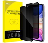 JETech Privacy Pellicola Protettiva per iPhone 11/XR 6,1 Pollici, Copertura Totale Vetro Temperato Completa Film AntiSpy, Compatibile con Cover, Pacco da 2