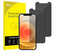JETech Privacy Pellicola Protettiva per iPhone 12/12 Pro 6,1 Pollici, Anti Spy in Vetro Temperato, Pacco da 2