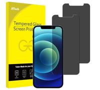 JETech Privacy Pellicola Protettiva per iPhone 12 mini 5,4 Pollici, Anti Spy in Vetro Temperato, Pacco da 2