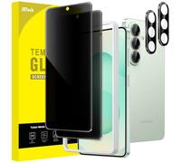 JETech Privacy Pellicola Protettiva per Samsung Galaxy S26 Plus con Pellicola per Obiettivo della Fotocamera, Vetro Temperato Film, Compatibile con ID Impronta, Pacco da 2 Ciascuno