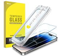 JETech Un Tocco Installa Pellicola Protettiva per iPhone 14 Pro Max 6,7 Pollici, Vetro Temperato Completa Flim a Copertura Totale, Kit di Strumenti di Allineamento Automatico, Pacco da 2