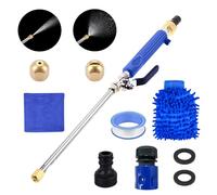 Jetflux Pressure Washer,2025 Upgraded Jet Flux Water Pressure Washer,2-in-1Portable High Pressures Power Wash Nozzle Gun for Garden Hose, Cars, Driveways & Patios (Blue)