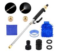 Jetflux Pressure Washer,2025 Upgraded Jet Flux Water Pressure Washer,2-in-1Portable High Pressures Power Wash Nozzle Gun for Garden Hose, Cars, Driveways & Patios (Black)