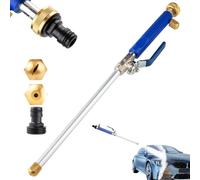 Jetflux Pressure Washer, Jetflux Idropulitrice, Jetsono Idropulitrice ad alta pressione, Pistola Irrigazione Giardino con 2 ugelli, Pistola Multifunzione per auto, giardino (Blu)