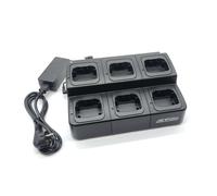 Jetfon multi M-420 Caricatore multiplo per 6 walkie-talkie Motorola XT420/460 e altri walkie-talkie o relative batterie
