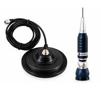 Jetfone Turbo 1000 Antenna CB 27 MHz 115 cm + Base Magnetica Cavo PL Auto Camion
