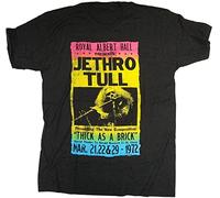 Jethro Tull T Shirt - Albert Hall Thick As A Brick Gig 100% Us Import Black M
