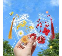 JETOP 60 Segnalibro Laurea Personalizzato Realizzati con Fiori Secchi Segnalibri Bambini Regalo Feste può Essere Usato Come Regalo per Insegnanti Regalo di Laurea Regali Originali per Amiche