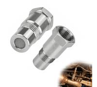 Jetstream 2 Pezzi Emulatore Sonda Lambda, Adattatore per sonda lambda M18×1,5, Con filtro, Accessorio di Prolunga Universale Adatto per il siStema di Scarico Dell'Auto
