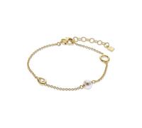 JETTE Bracciale da donna in argento 925 riciclato, 1 madreperla 32030843, One Size, Argento sterling, Non pietra preziosa