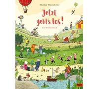 Jetzt geht's los. Ein Wimmelbuch: Vierfarbiges Pappbilderbuch