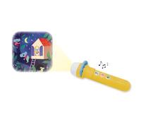 Janod - Lampada sonora meravigliosa - Buona Notte - Storia dei bambini - Lampada per bambini disponibile in 4 Universo - Scatola di storia per bambini evolutiva - Attività per bambini 3 anni e +