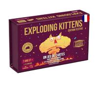 ASMODEE | Exploding Kittens - EDIZIONE FESTIVE | Gioco di Carte | Divertente per Adulti e Bambini dai 7 Anni | Gioco di Società d'Atmosfera con Gattini & Esplosioni | 15 Min | 2 a 10 Giocatori | In
