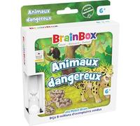 Jeu de culture générale Asmodee BrainBox Pocket Animaux Dangereux