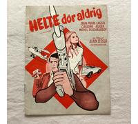 Jeu de massacre Jean-Pierre Cassel, Claudine Auger 1967 programma cinematogra...