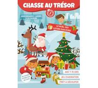 Jeu de Piste des Lutins Farceurs (7 à 10 ans) | Livre-jeu à découper pour un goûter de Noël ou une activité en Famille: Chasse au Trésor de Noël Clé en Main !