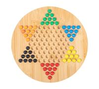 Jeu De Womens Chinoises Bois - Perles Verre Hexagonal, Plateau Échecs Chinois Éducatif Logique, Jeu Société Traditionnel Stratégie Famille Réflexion | Pour Adultes