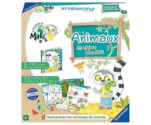 Jeu pour découvrir la nature Ravensburger Maki et la reserve naturelle Les animaux du monde