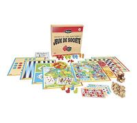 JEUJURA Coffret de Jeux de societe traditionnels - Coffret en bois