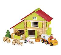 Playset Jeujura My Wooden Farm 180 Pezzi