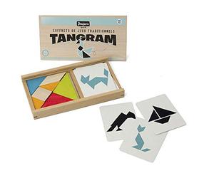 JEUJURA Jeu de tangram en bois - Coffret en bois