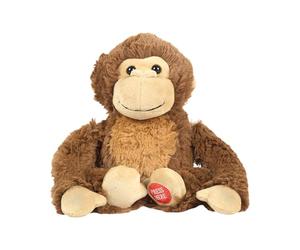 Jeux 2 MOMES - PE1047 - Peluche Gorilla Interattiva Che Rotola e Salta - Ideale per Bambini - Stimola l'Immaginazione e Il Divertimento - Taglia M - Colore Marrone