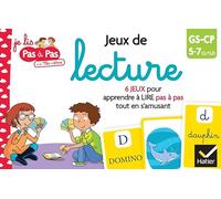 Jeux de lecture Téo et Nina GS-CP: 6 jeux pour apprendre à lire pas à pas tout en s'amusant