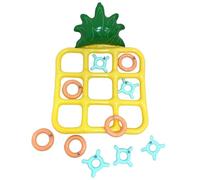 Jeux En Plein Air Pour - Ensemble De Jeu De Lancer De Piscine | Jouet Gonflable Flottant | Jeu D'Échiquier Ananas Pour Et Adultes, Jouet D'Eau Amusant, Flotteur Piscine Idéal Pour Été