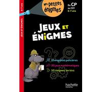 Jeux et énigmes du CP au CE1: Cahier de vacances