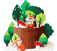JeVenis Animali Della Foresta Cupcake Topper Tema Foresta Cupcake Topper Animali Della Foresta Decorazione Torta Animali Della Foresta Decorazione Compleanno Animali Della Foresta