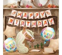 JeVenis decorazione compleanno cavalli palloncini feste bambini ragazze
