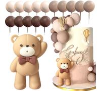 JeVenis Decorazione Torta Orso e Orsi - Babyshower Cake Topper, Per Compleanni e Babyshower