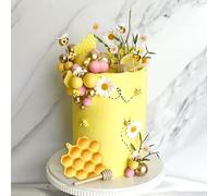 JeVenis decorazioni per torta ape decorazioni di miele ape cupcake toppers abejitas para decoracion topper per torta a forma di fiore di margherita per babyshower compleanno festa nuziale