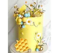 JeVenis decorazioni per torte con le api ape cupcake toppers decorazioni