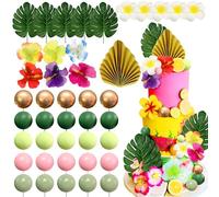 JeVenis decorazioni per torte hawaiane topper per torte tropicali topper