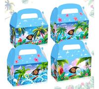 JeVenis forniture per la festa di compleanno hawaii moana scatole di popcorn per la festa di moana moana party favors treat goodies dolci bomboniere sacchetti scatole per compleanno babyshower