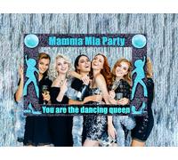 JeVenis Tu sei la regina danzante Party Photo Booth Props Tu sei la regina danzante Party Supplies Mamma Mia Party Decoration Disco Party Photo Booth Props