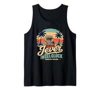 Jever Inselglück Nordsee Feeling Beach Graphic - Sedia a Righe Canotta