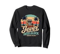 Jever Inselglück Nordsee Feeling Beach Graphic - Sedia a Righe Felpa