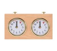 Jevina Timer per Scacchi, Orologio Digitale Internazionale Professionale per Scacchi, Timer per Scacchi in Legno Count Up Down, Timer per Scacchi Portatile