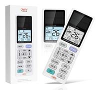 JEVX Telecomando universale per aria condizionata - Pannello solare fotovoltaico per Mitsubishi, Jujitsu, LG, Carrier, Daewoo, Panasonic, Samsung, Toshiba, Daikin, Haier, Daitsu Display