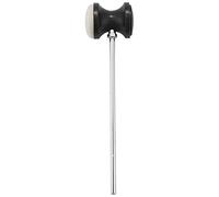 Jewecutger Acciaio inossidabile & feltro Albero Nero Drum Pedal Drum Beater Strumento Accessorio Parte